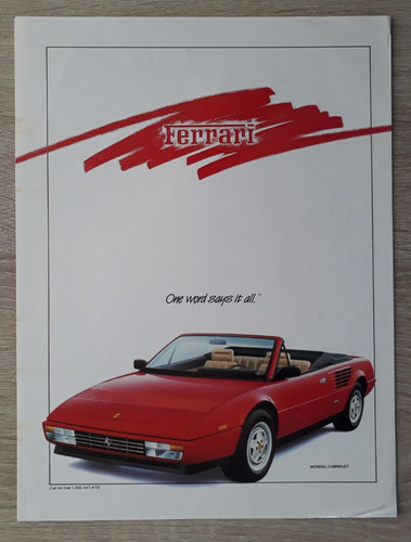 Ferrari mondial coupè e - coupè,