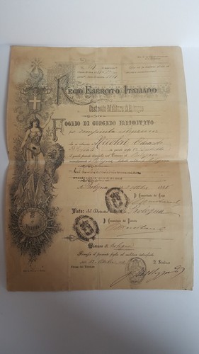 Foglio congedo illimitato - congedo,