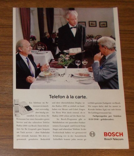 Rara pubblicità bosch radius - pubblicità,
