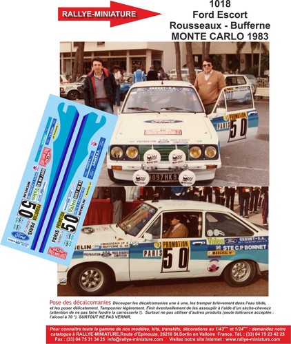Decals ref 1018 ford - decals,