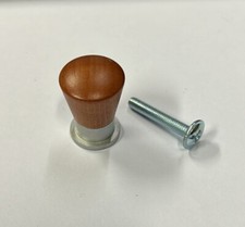 ORECA - POMOLO IN LEGNO E METALLO COLORE CILIEGIO 18X25MM