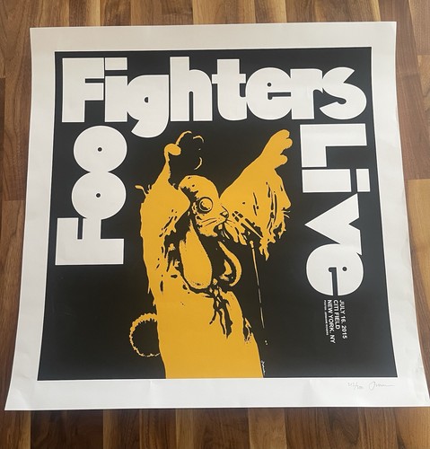 Poster firmato numerato foo - numerato,