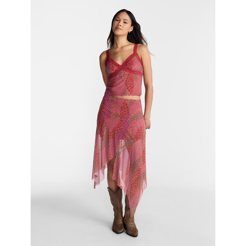 Gonna midi donna nuova - , con