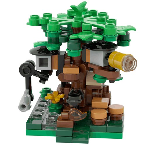 104 pcs mini - casa, sull'albero