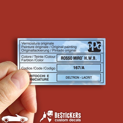 Adesivo etichetta alfa - etichetta,