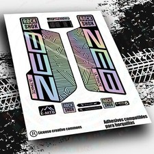 ADESIVI ROCKSHOX ZEB ULTIMATE COMPATIBILI CON LA FORCELLA 2020-22 WP519 ADESIVI