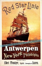 Red Star Line Anversa 1883