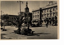 C P - CARTOLINA - SARDEGNA - CAGLIARI - PIAZZA DEL CARMINE -  VIAGG 1948 - F.G