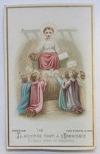 canivet santino holy card