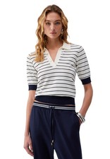 LIU JO POLO A RIGHE BIANCO