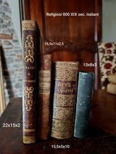 Lotto libri antichi italiani XIX  800 