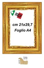 Cornice in oro classico in