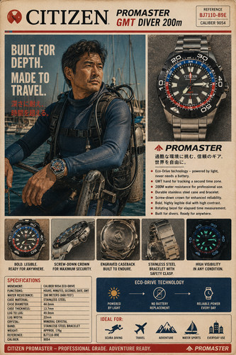 Citizen promaster eco drive - citizen, eco-drive