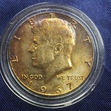1967 KENNEDY MEZZO DOLLARO