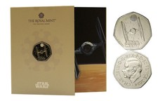 "Star Wars: TIE Fighter" - Re Carlo III - 50 Pence - In folder