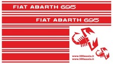 SERIE ADESIVI FIAT ABARTH 695