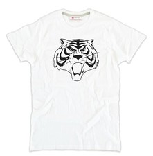 T-shirt Tiger Man manga Bianca