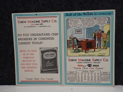 Calendario maggio 1947 screw - calendario,