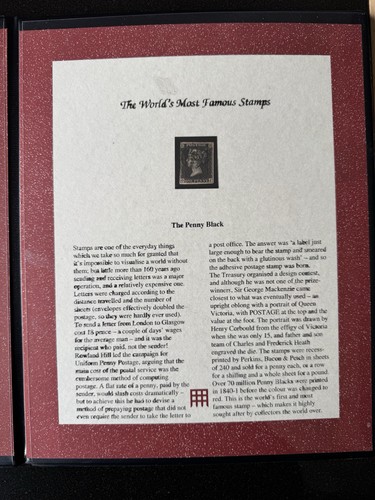 Penny 1840 nero - , certificato