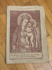 3 Centenario Madonna Monticino Brisighella xilografia Giannetto Malmerendi 1921