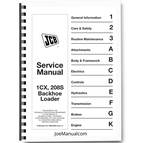 Jcb 1cx 208s - 1cx,