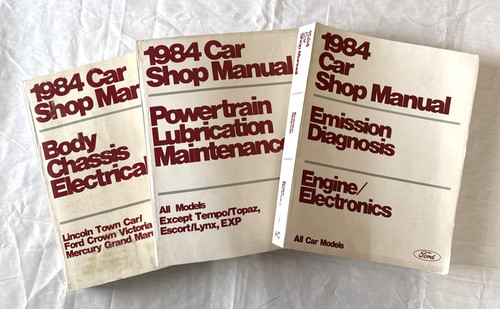 1984 ford car shop manual - 1984,