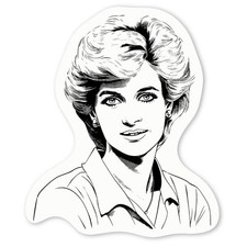 Adesivi decalcomania 'Diana'