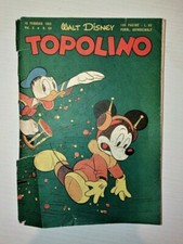 TOPOLINO VOL.10 N.60 1953 ALBO ORIGINALE 1° EDIZIONE - DA COLLEZIONE WALT DISNEY