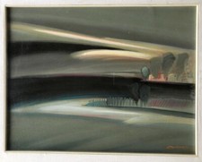 Elvio Marchionni, Opera Giovanile 1972, Olio Su Tela 45x35cm