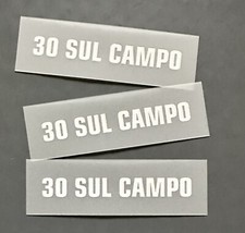 SCRITTA 30 SUL CAMPO PER