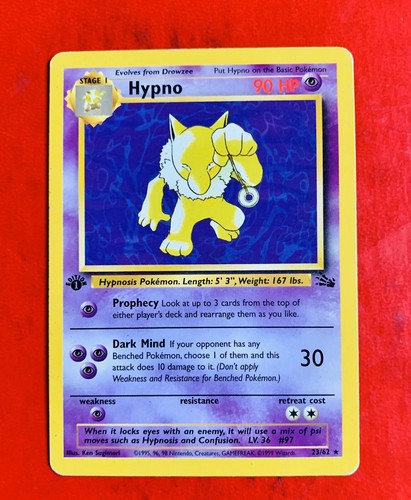 Lotto carte pokemon hypno - lotto,
