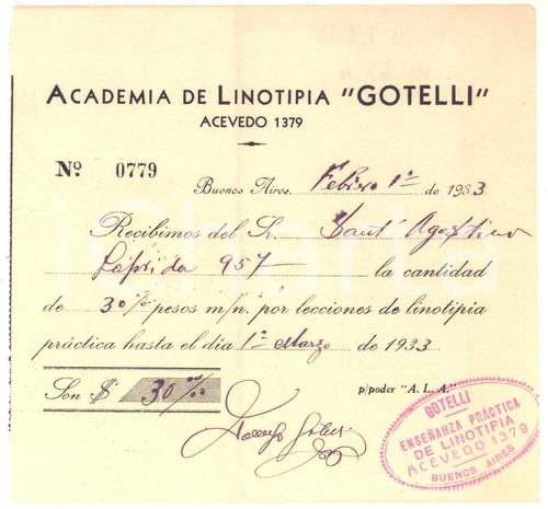 1933 buenos aires academia - 1933,