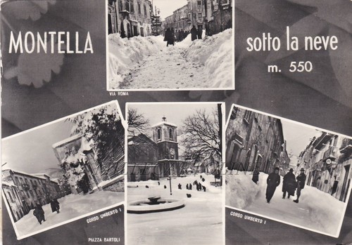 Montella sotto la neve - la,