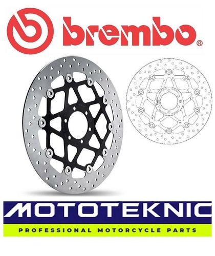 Disco freno anteriore brembo - disco,