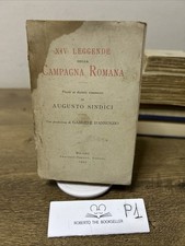 XIV LEGGENDE DELLA CAMPAGNA ROMANA SINDICI D'ANNUNZIO TREVES POESIE
