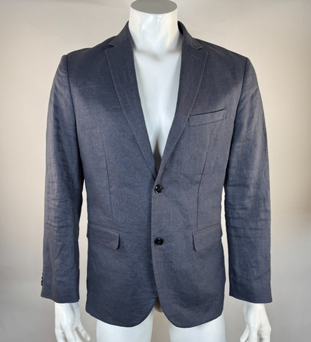 Blazer lino slim fit - h&m,