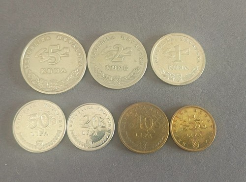 Lotto monete croazia - croazia, kuna/lipa