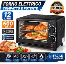 Forno Elettrico 12 Litri 600W