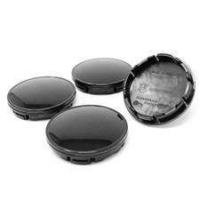 4x coprimozzo nero 56 mm ABS