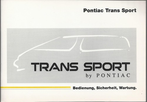 Pontiac trans sport manuale - trans,