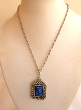 COLLANA CON PENDENTE  DOUBLE FACE *SARAH COVENTRY 1973