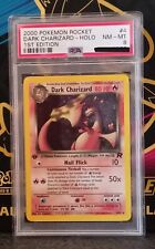 Dark Charizard 1 ed 4/82 PSA 8 Team Rocket Pokemon prima edizione