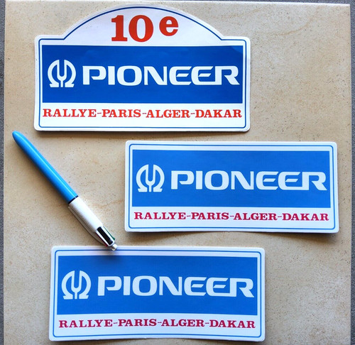 Autocollants paris dakar - 3,