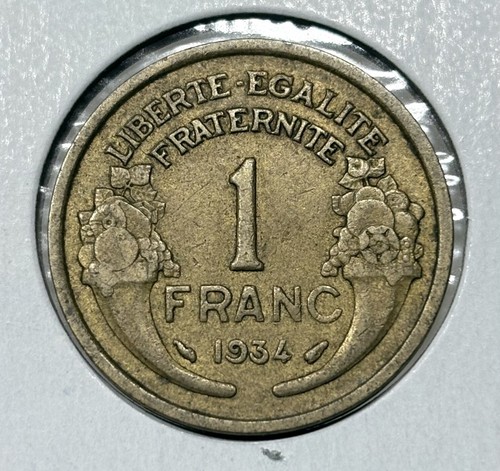 Francia 1934 franco uno - 1,
