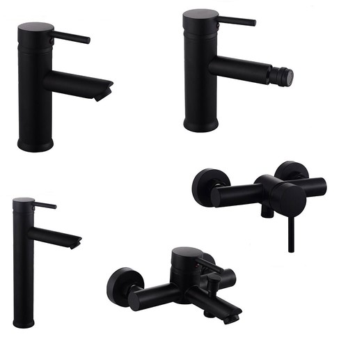 Rubinetto bagno nero opaco - bagno,