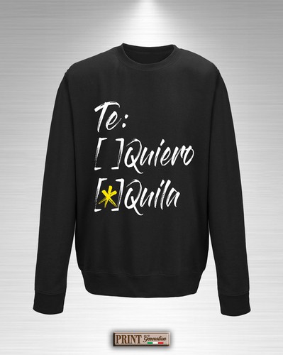 Felpa girocollo quiero - te, o