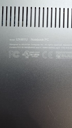 Asus zenbook ux461u - 14,