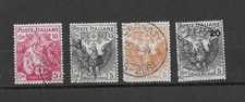 1915/1916   REGNO D'ITALIA   SERIE PRO CROCE  ROSSA   USATA