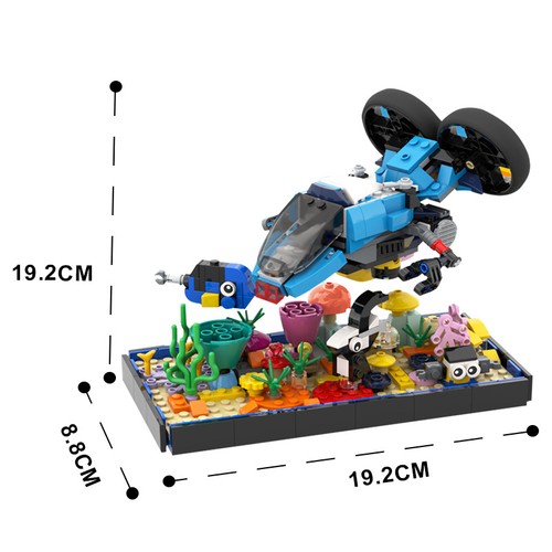 Moc 115754 fish tank coral - fish,