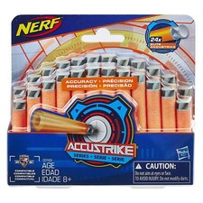 Nerf refill dardi 24 pezzi ACCUSTRIKE C0163 Hasbro -nuovo-italia